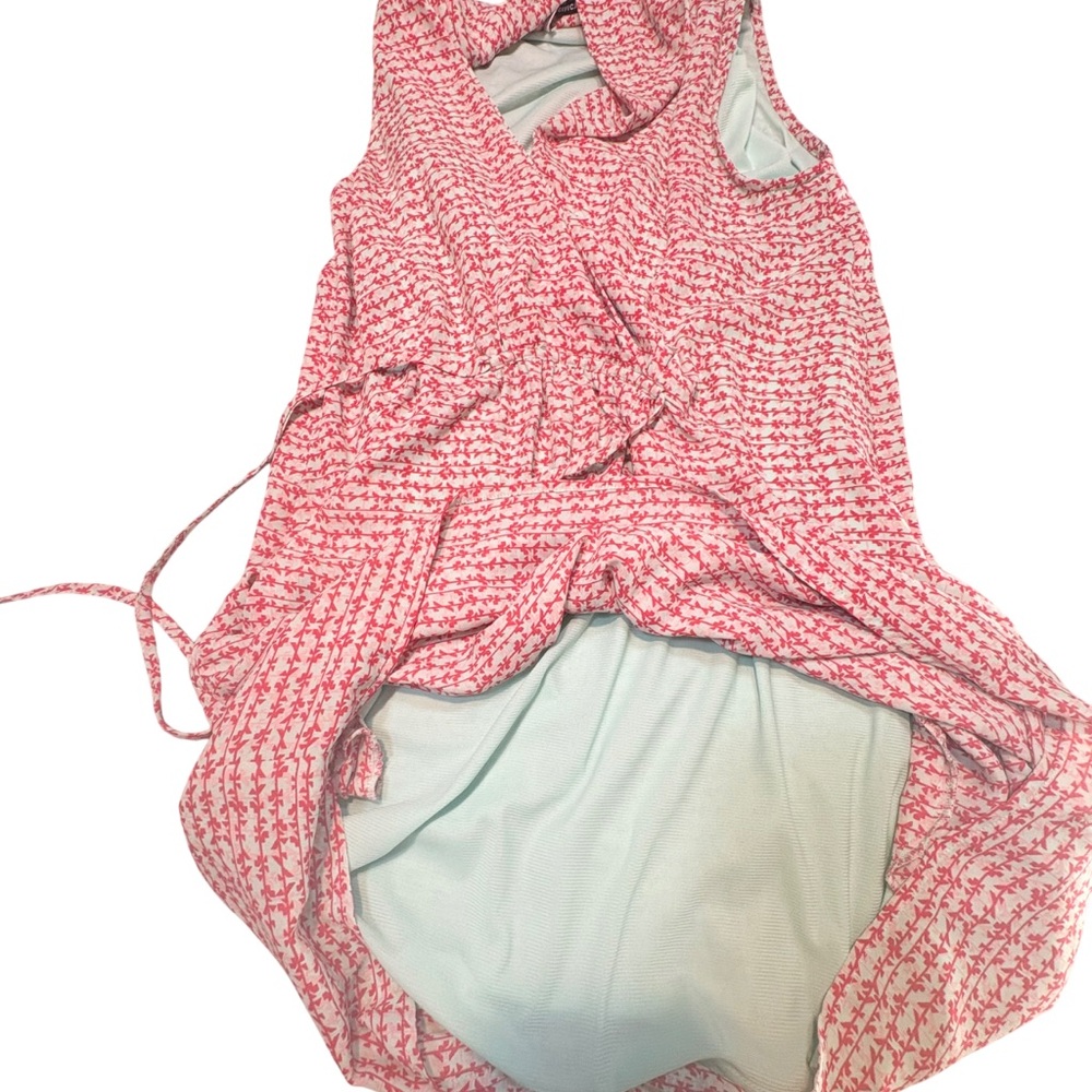 Nwt sleeveless dress deep V-neckline and an elasticized waist xs d2 - Picture 5 of 11